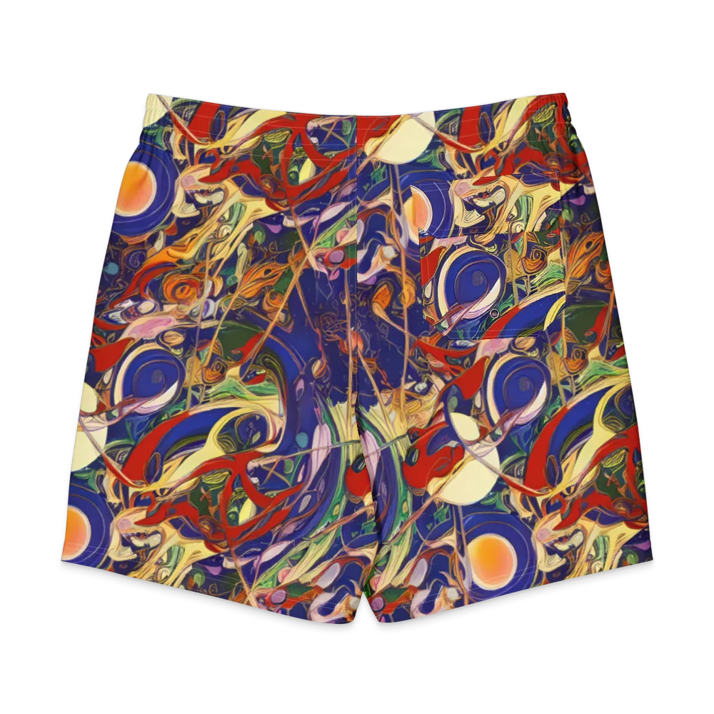Navy Metamorphosis on Men's Board Shorts — Back
