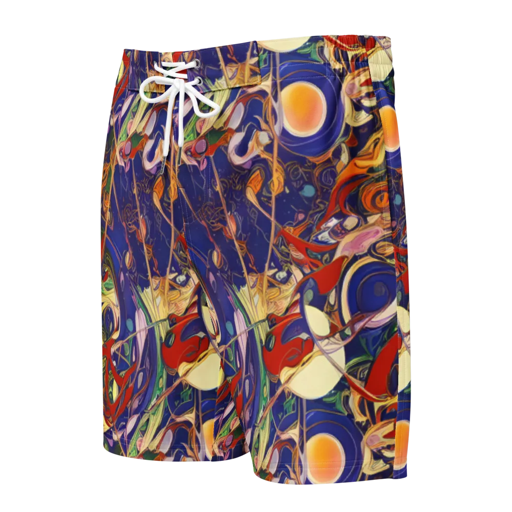 Navy Metamorphosis on Men's Board Shorts — Front
