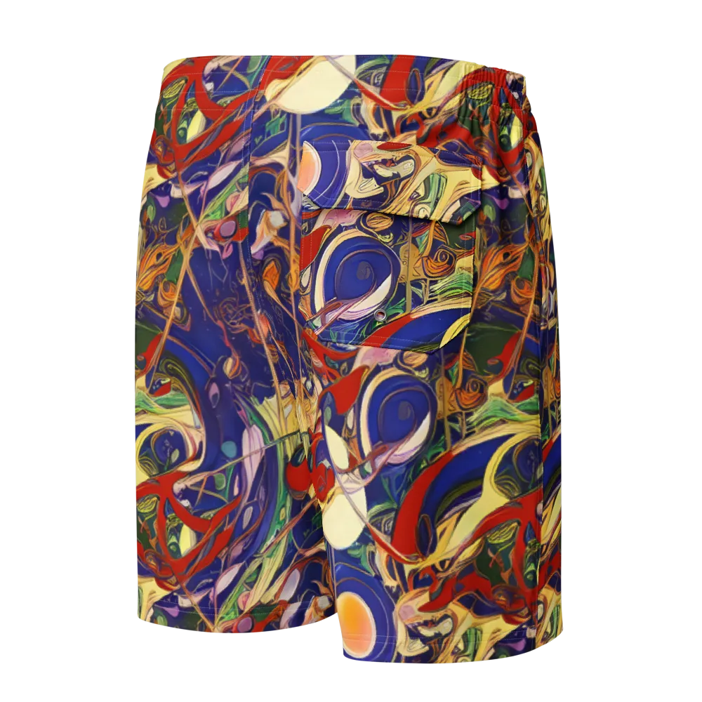 Navy Metamorphosis on Men's Board Shorts — Back