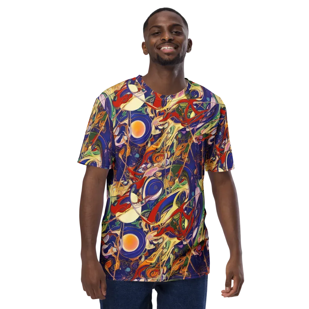 Navy Metamorphosis on Men's Crew Neck T-Shirt — Front