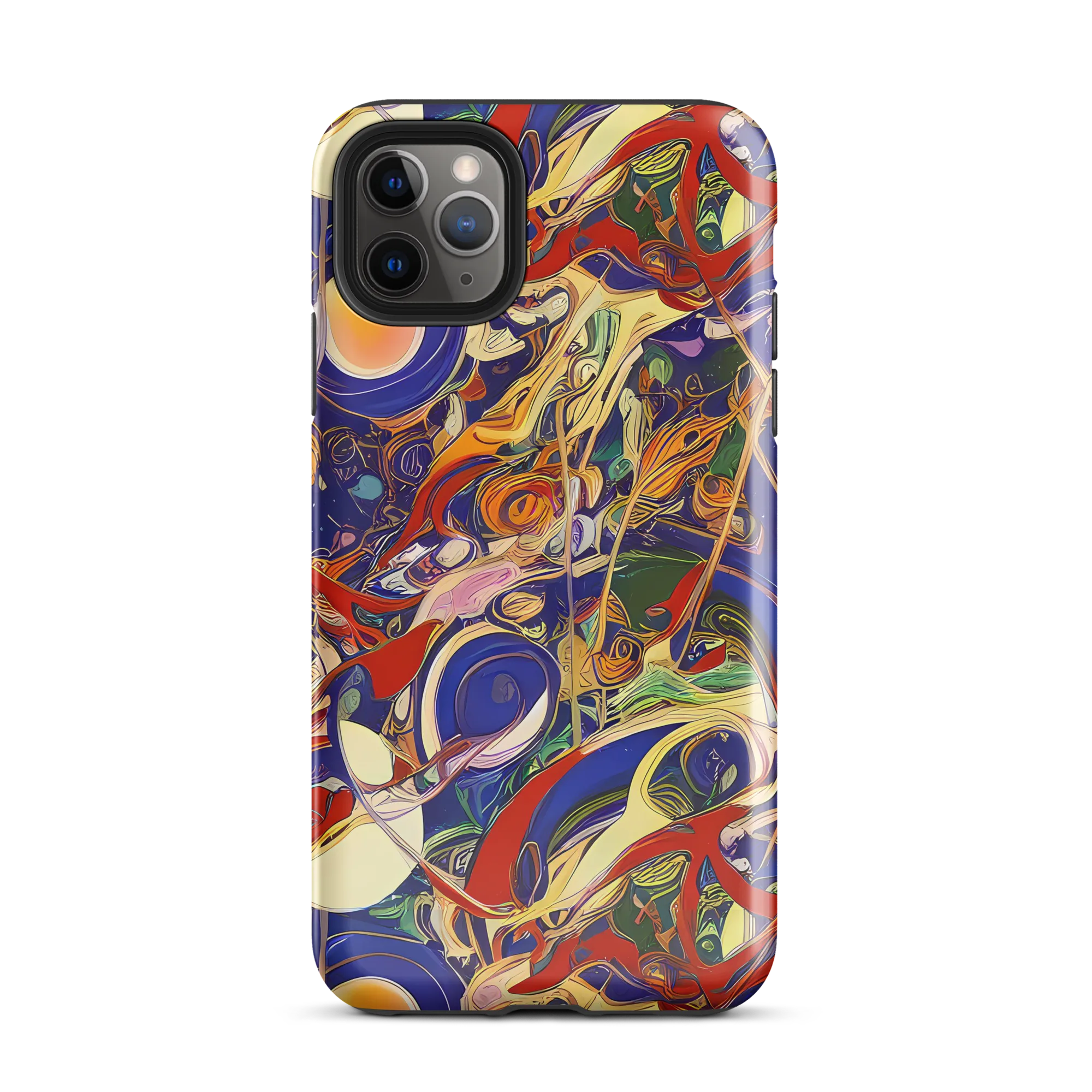 Navy Metamorphosis on Tough Case for iPhone® — Front