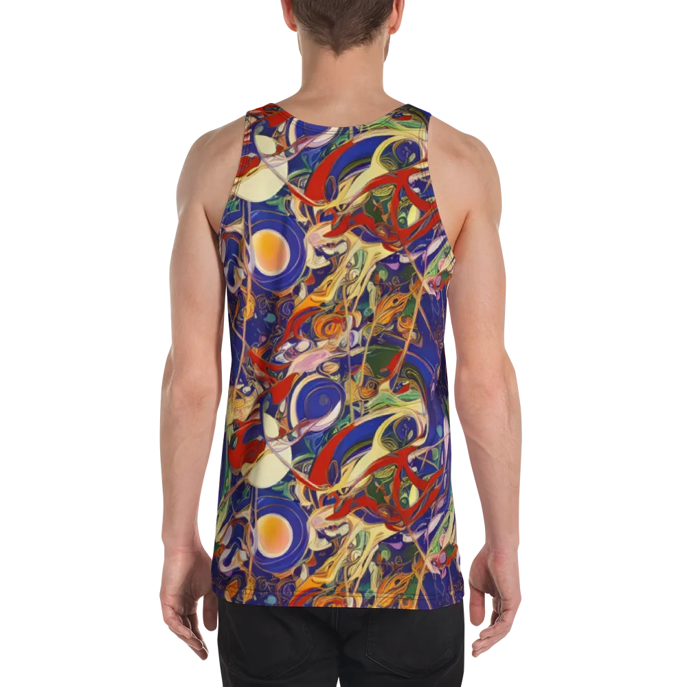 Navy Metamorphosis on Men's Tank Top — Back