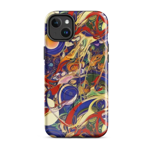 Navy Metamorphosis on a MagSafe Tough Case for iPhone®