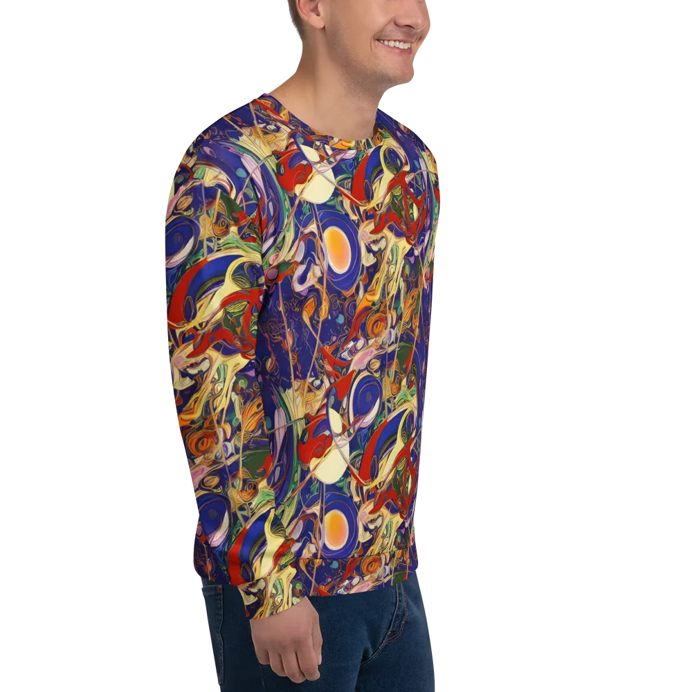 Navy Metamorphosis on Sweatshirt — Right Front