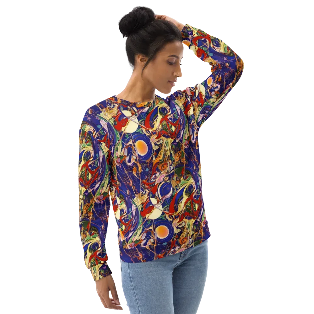 Navy Metamorphosis on Sweatshirt — Right Front