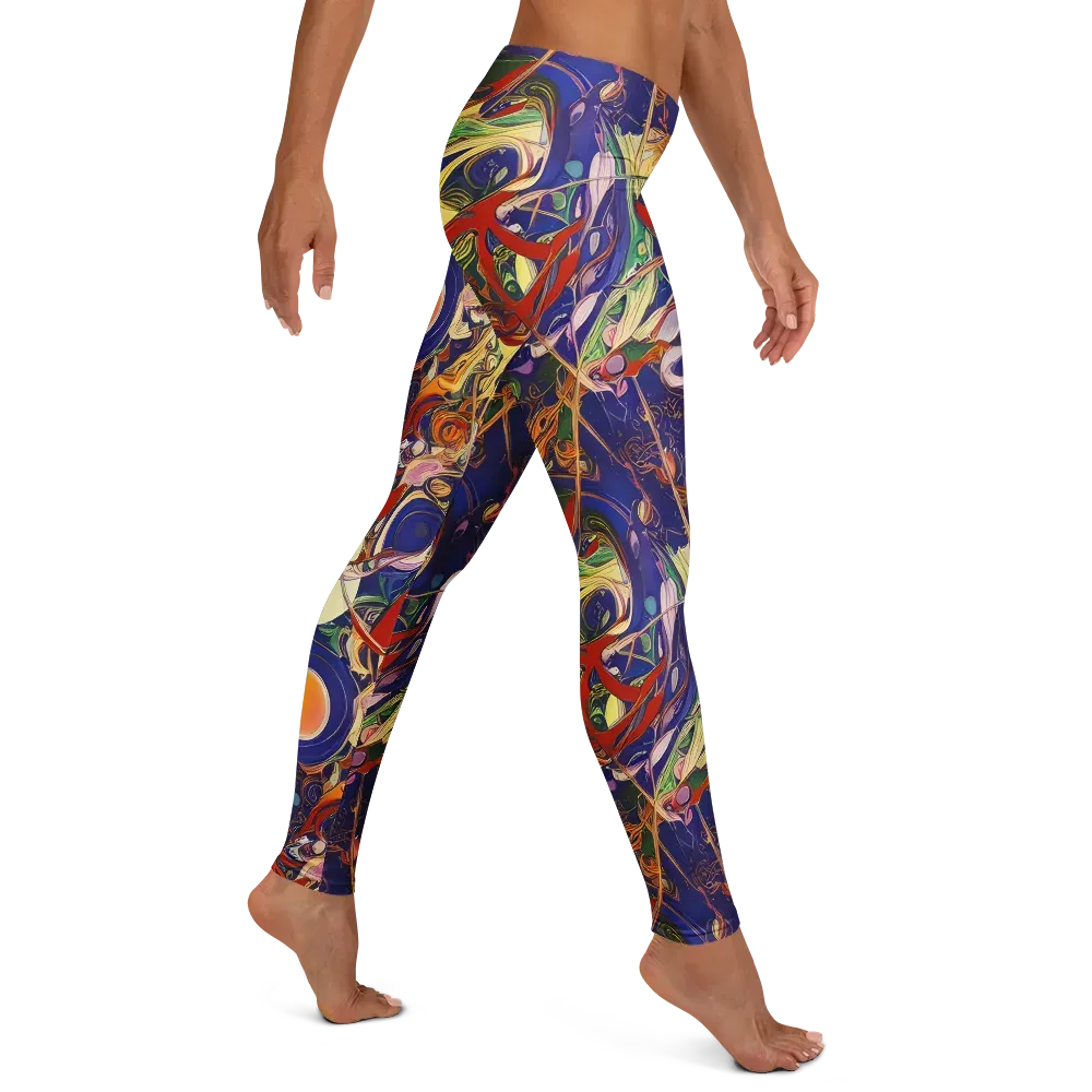 Navy Metamorphosis on Leggings — Right