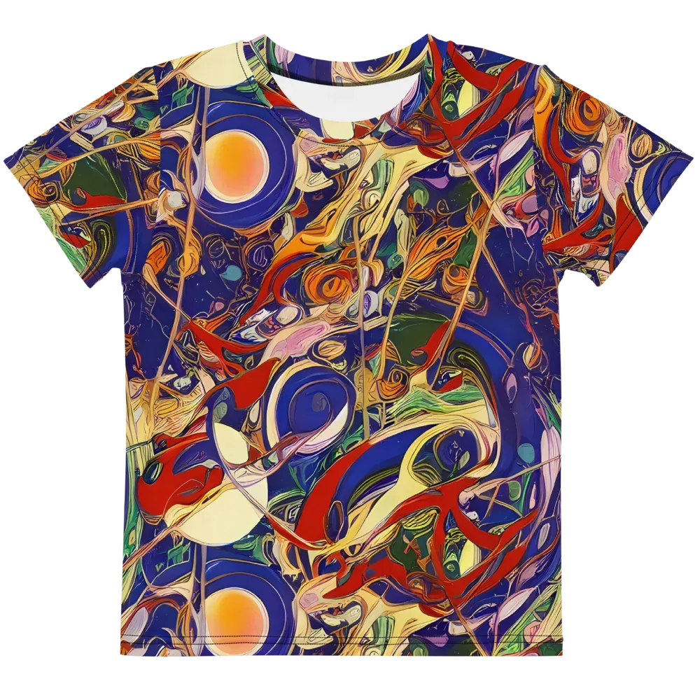 Navy Metamorphosis on Kids Crew Neck T-Shirt — Front