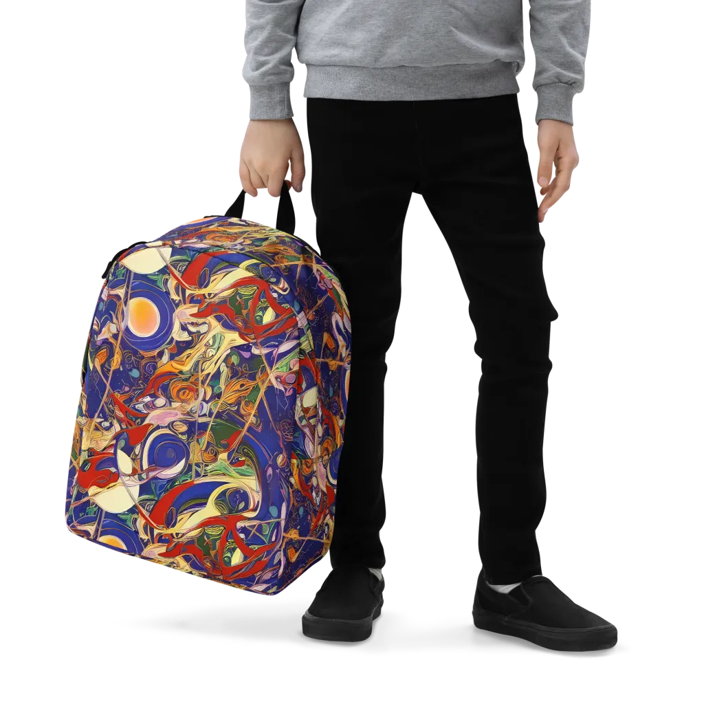 Navy Metamorphosis on Minimalist Backpack — Zoomed-in