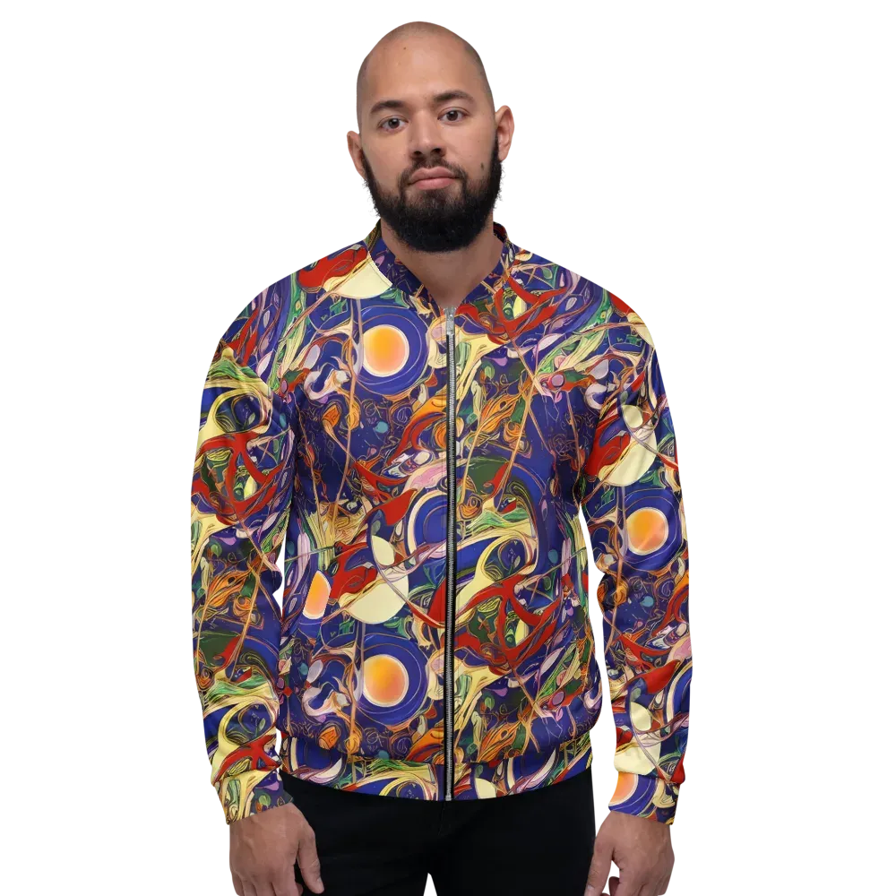 Navy Metamorphosis on Bomber Jacket — Front