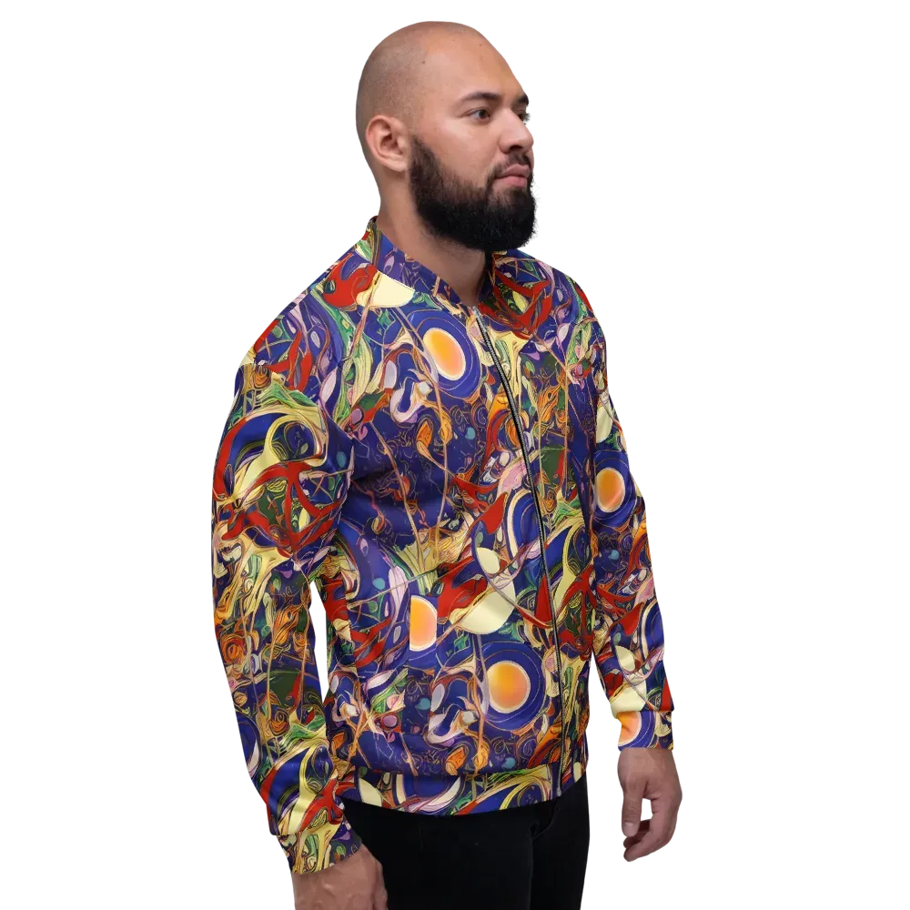 Navy Metamorphosis on Bomber Jacket — Right