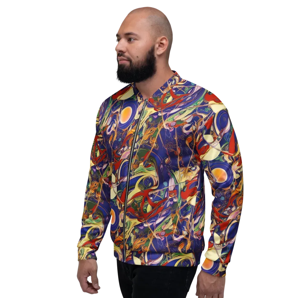 Navy Metamorphosis on Bomber Jacket — Left