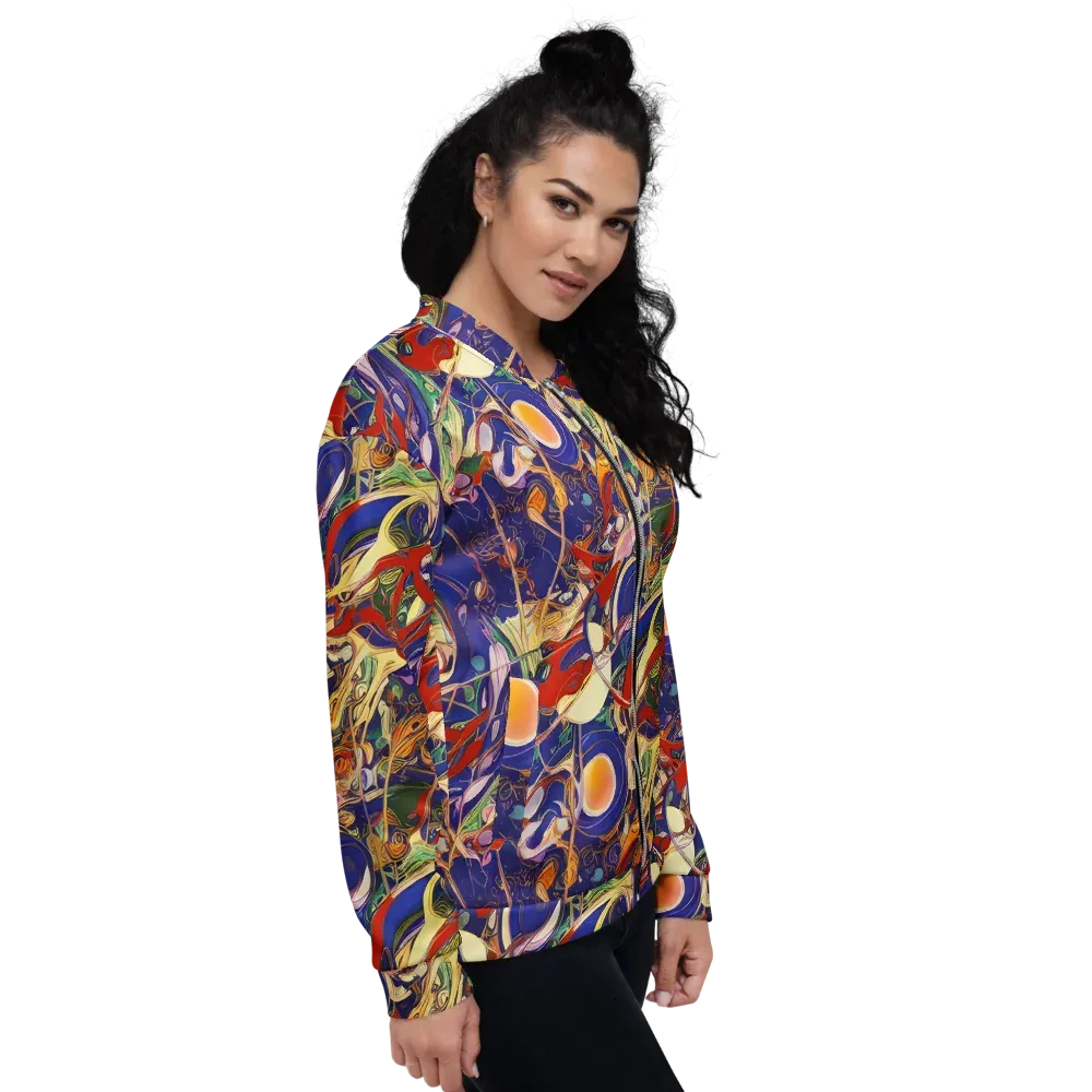 Navy Metamorphosis on Bomber Jacket — Right