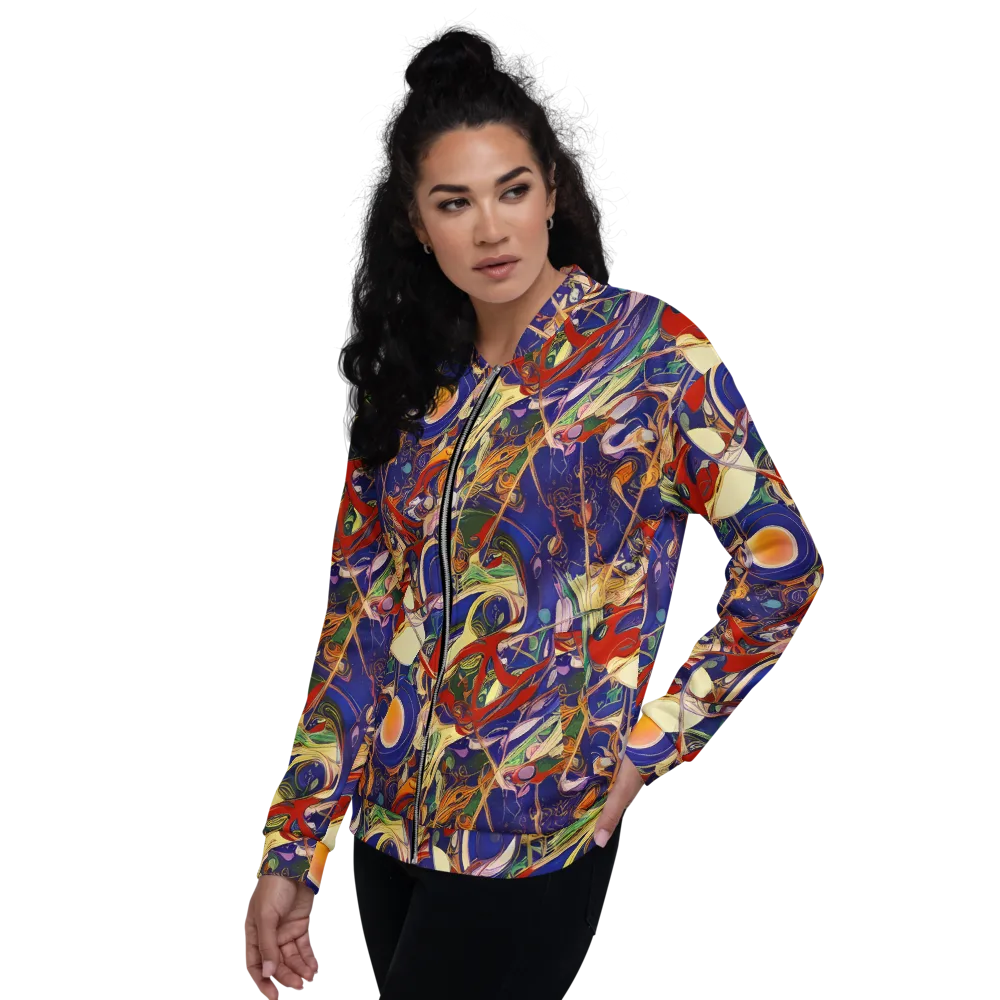 Navy Metamorphosis on Bomber Jacket — Left