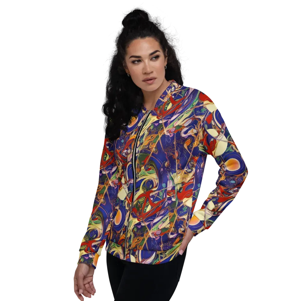 Navy Metamorphosis on Bomber Jacket — Left