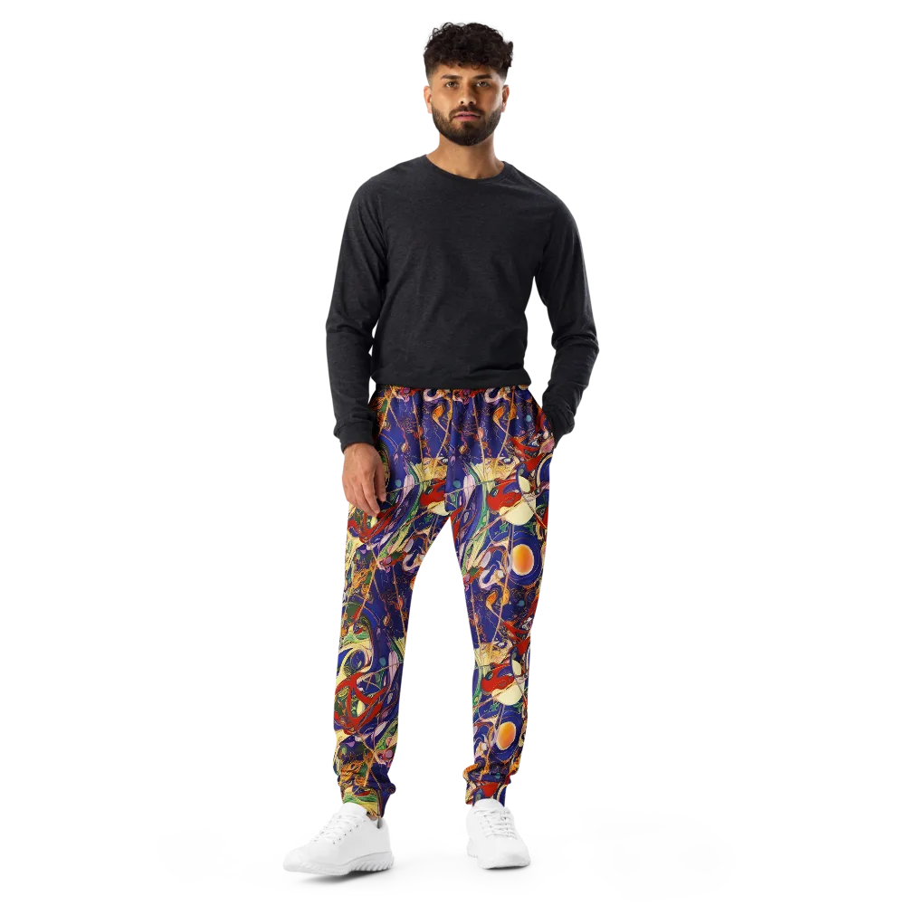 Navy Metamorphosis on Men's Joggers — Front