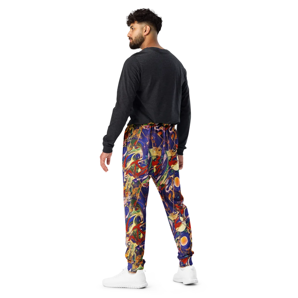 Navy Metamorphosis on Men's Joggers — Back