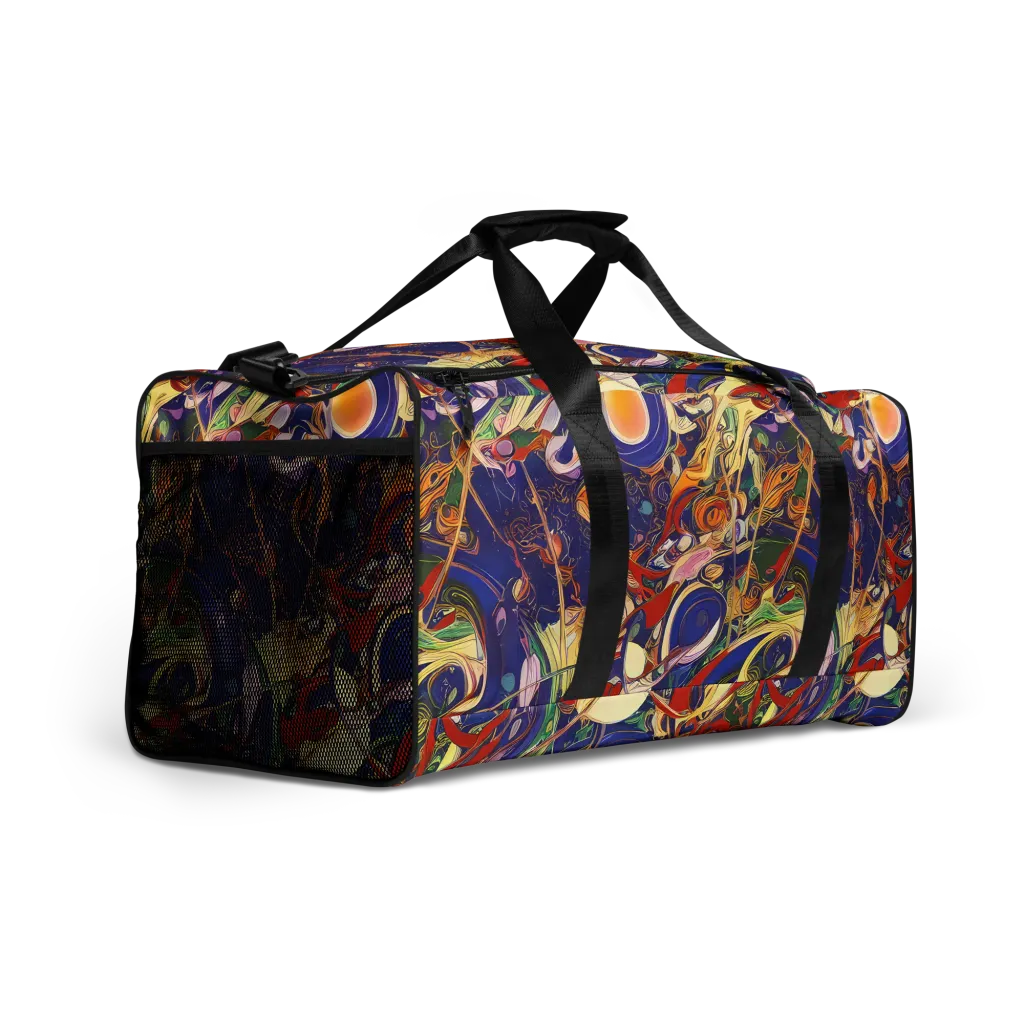 Navy Metamorphosis on Duffle Bag — Right Front