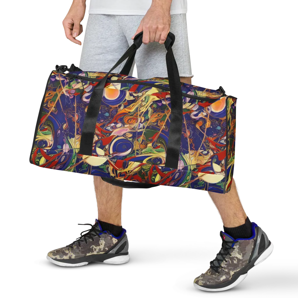 Navy Metamorphosis on Duffle Bag — Front