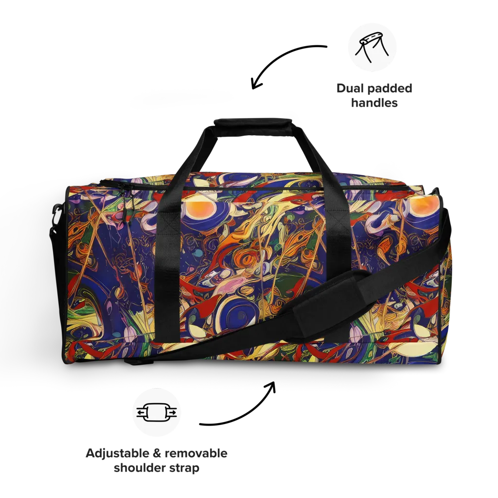 Navy Metamorphosis on Duffle Bag — Front
