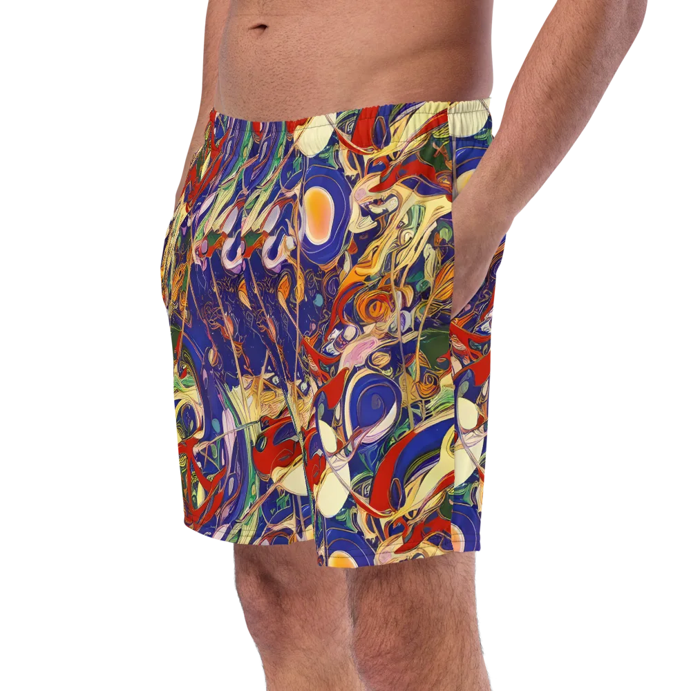 Navy Metamorphosis on Swim Trunks — Left Front