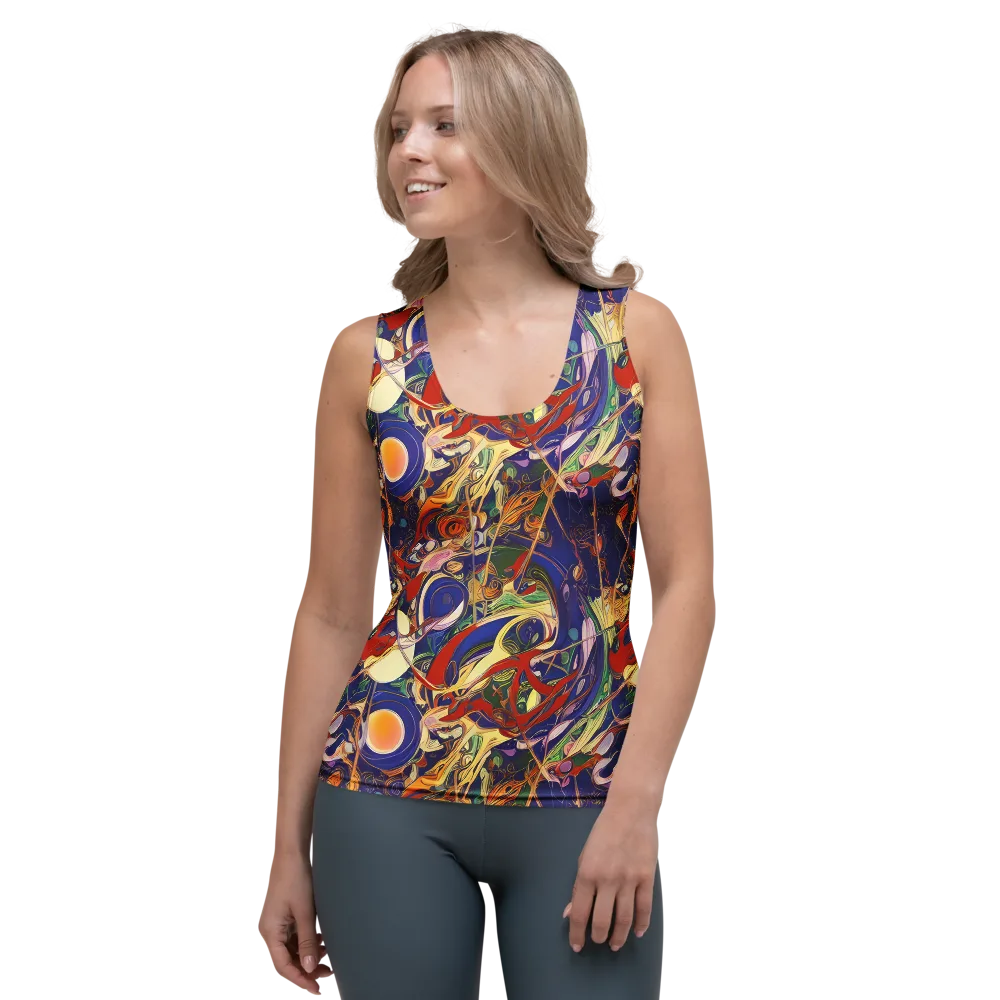 Navy Metamorphosis on Women's Tank Top — Front