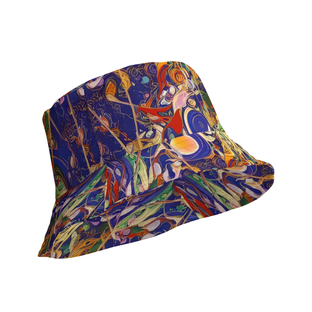 Navy Metamorphosis on Reversible Bucket Hat — Product details Outside