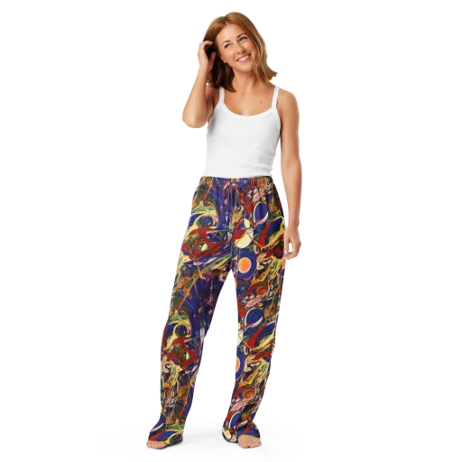 Navy Metamorphosis on a Women's Pajama Pants