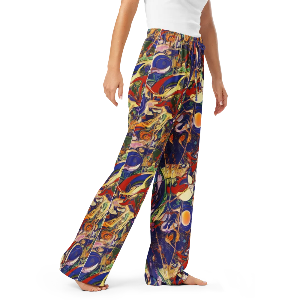 Navy Metamorphosis on Women's Pajama Pants — Right Front