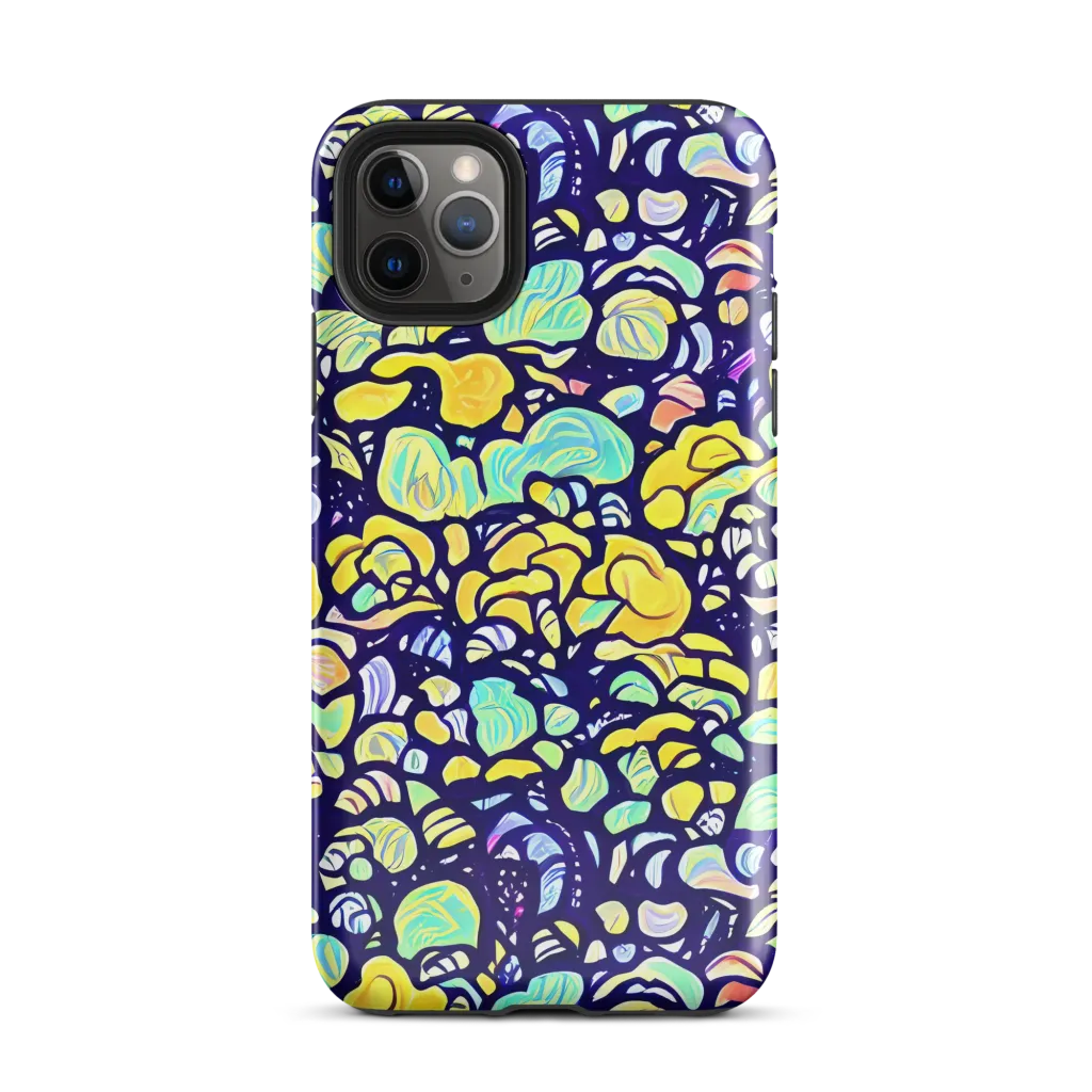 Indigo Fruit Riot on Tough Case for iPhone® — Front