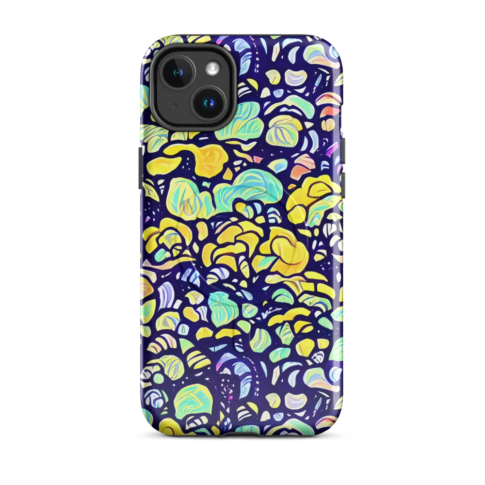 Indigo Fruit Riot on MagSafe Tough Case for iPhone® — Front