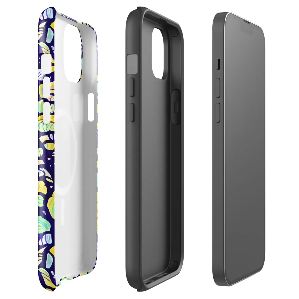 Indigo Fruit Riot on MagSafe Tough Case for iPhone® — Front