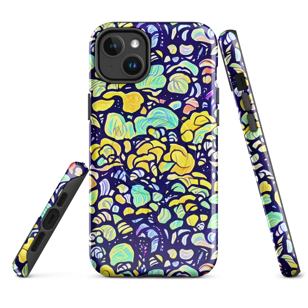 Indigo Fruit Riot on MagSafe Tough Case for iPhone® — Front