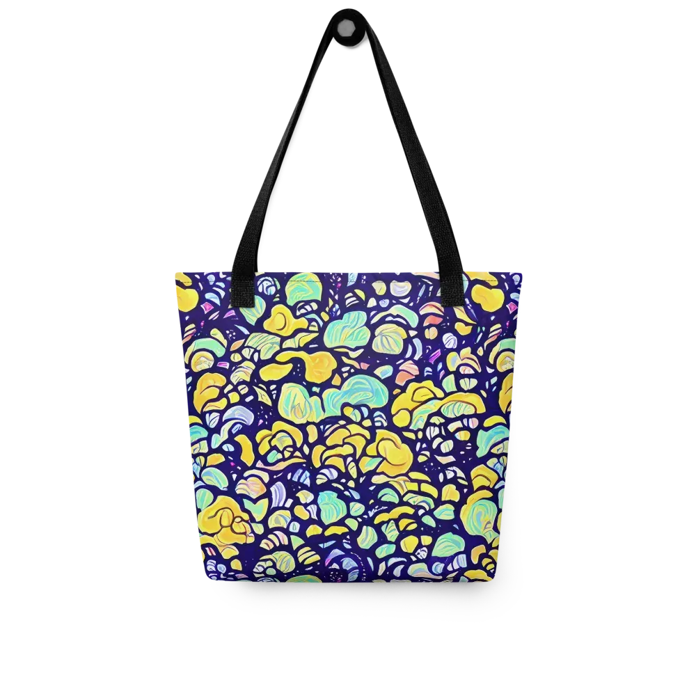 Indigo Fruit Riot on Tote Bag — Front