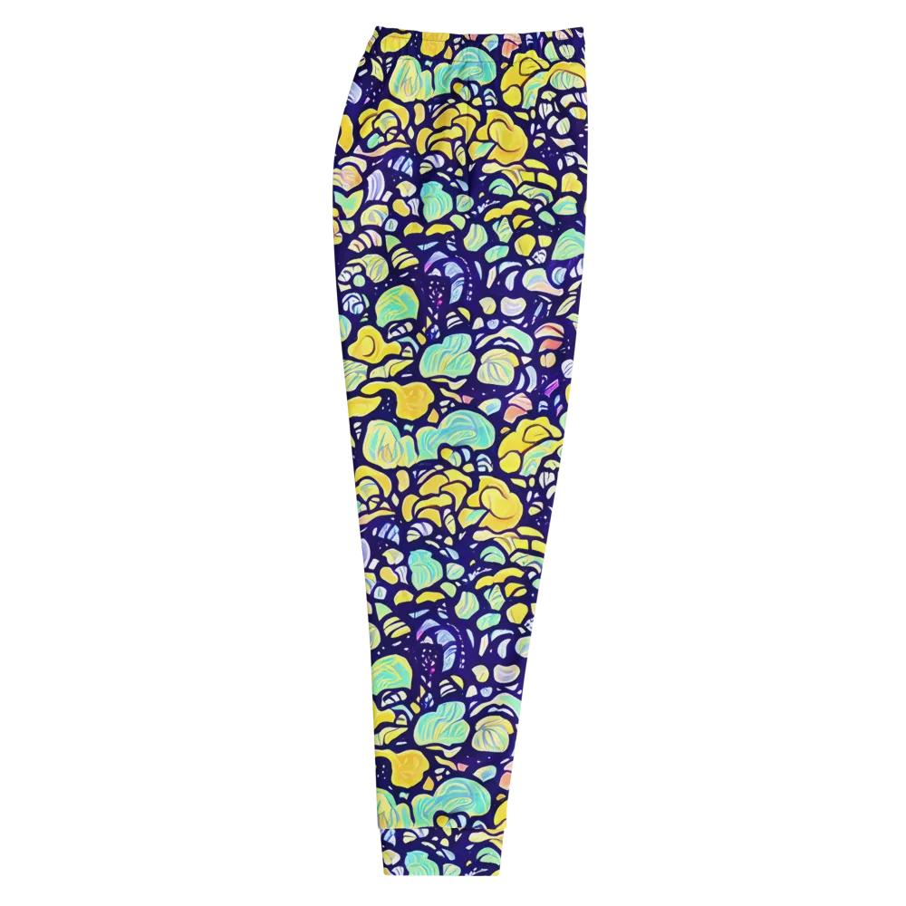 Indigo Fruit Riot on Men's Joggers — Right