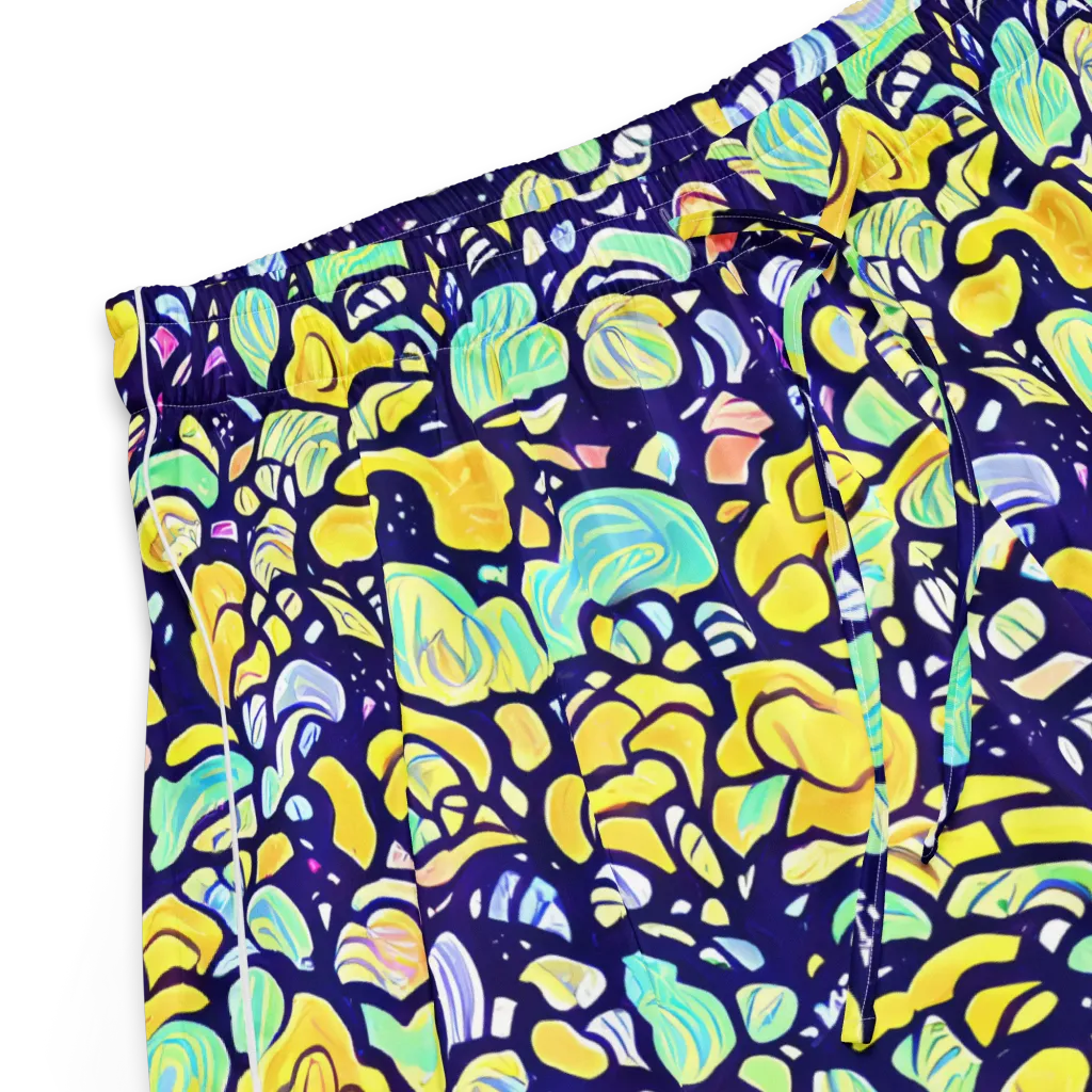 Indigo Fruit Riot on Women's Pajama Shorts — Product details