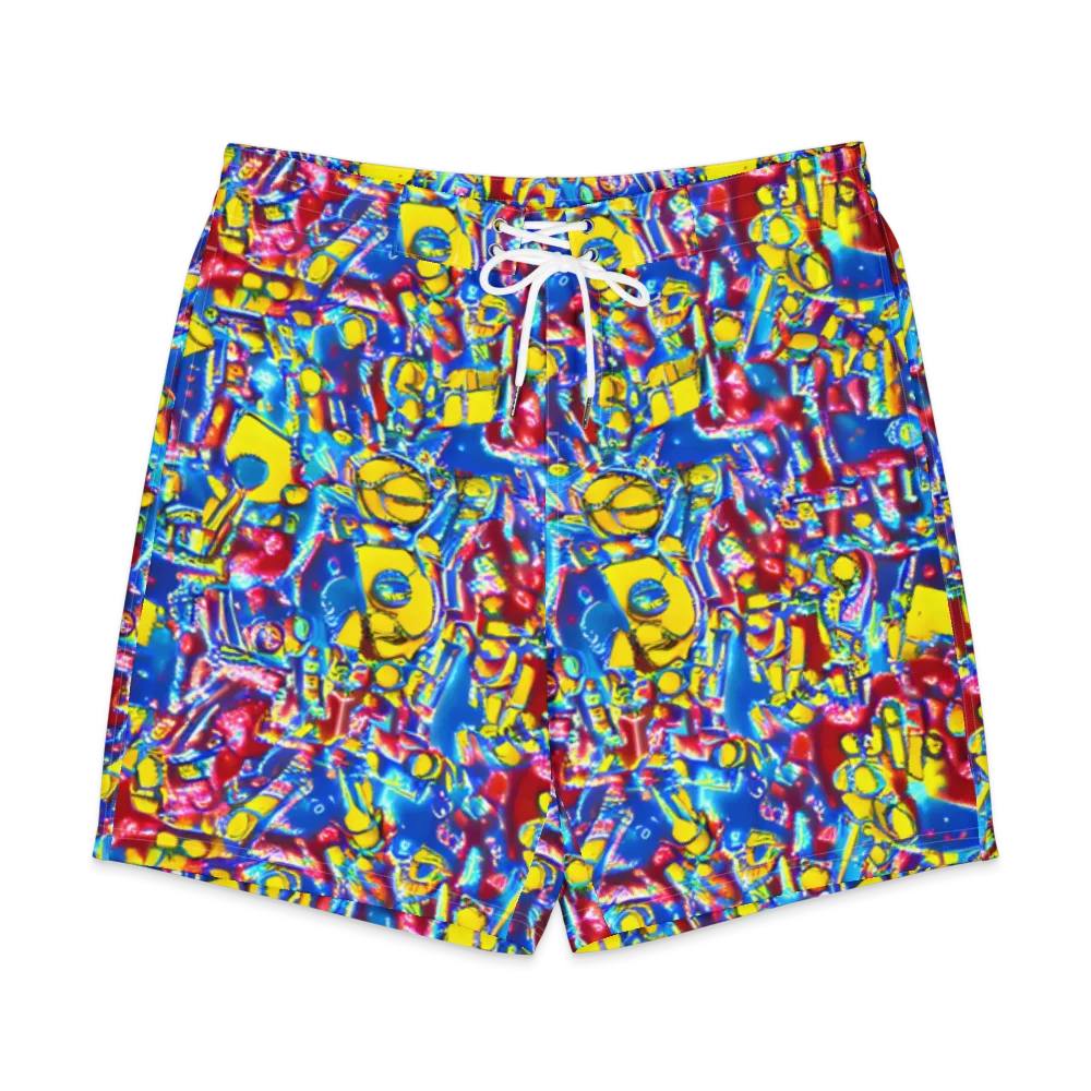 Radiant Disorder on Men's Board Shorts — Front