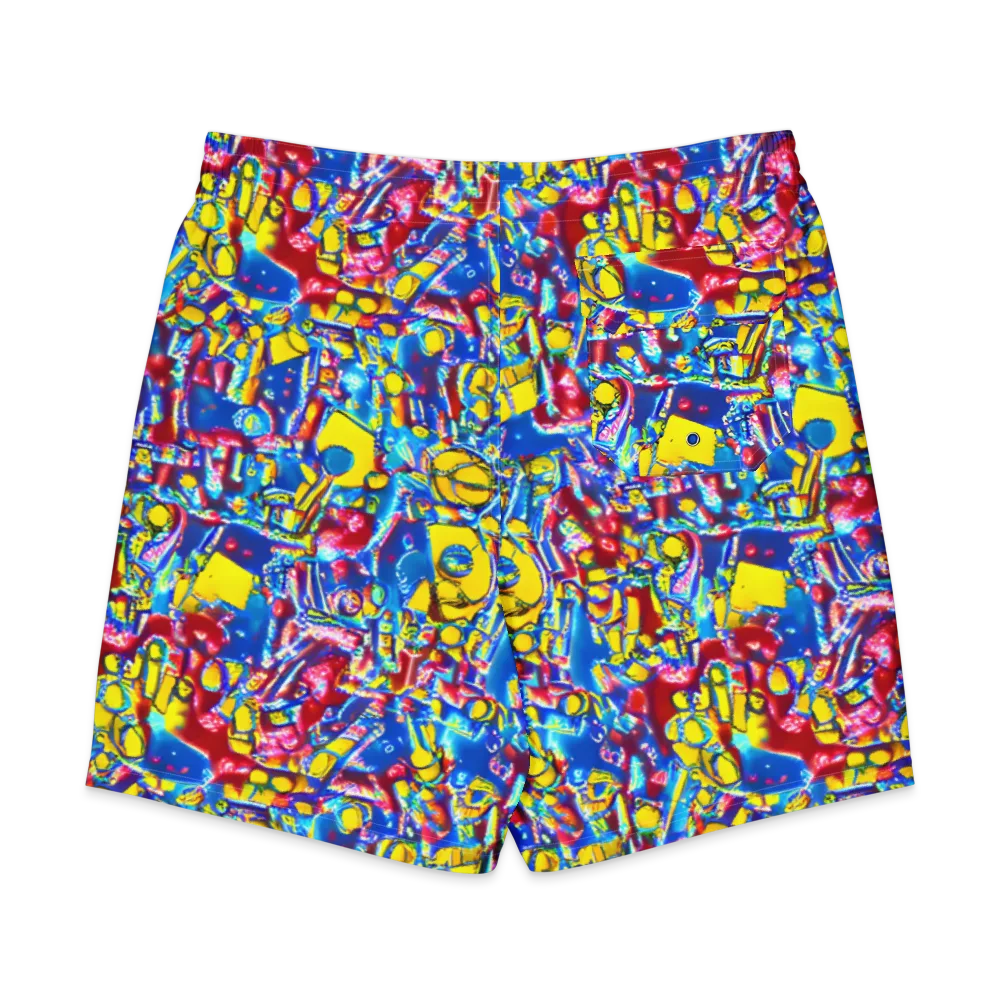 Radiant Disorder on Men's Board Shorts — Back