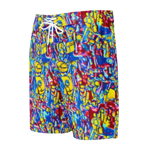 Radiant Disorder on a Men's Board Shorts