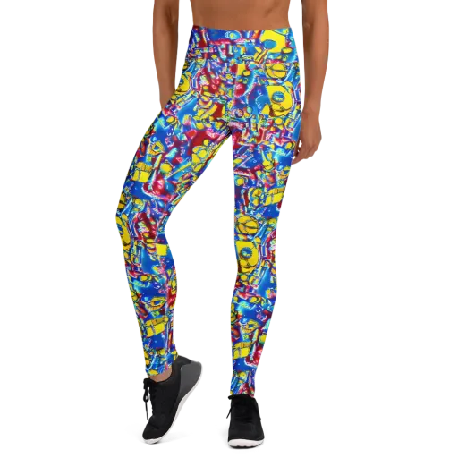 Radiant Disorder on a Yoga Leggings