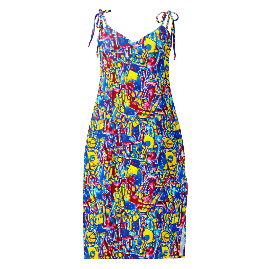 Radiant Disorder on Slip Dress — Front