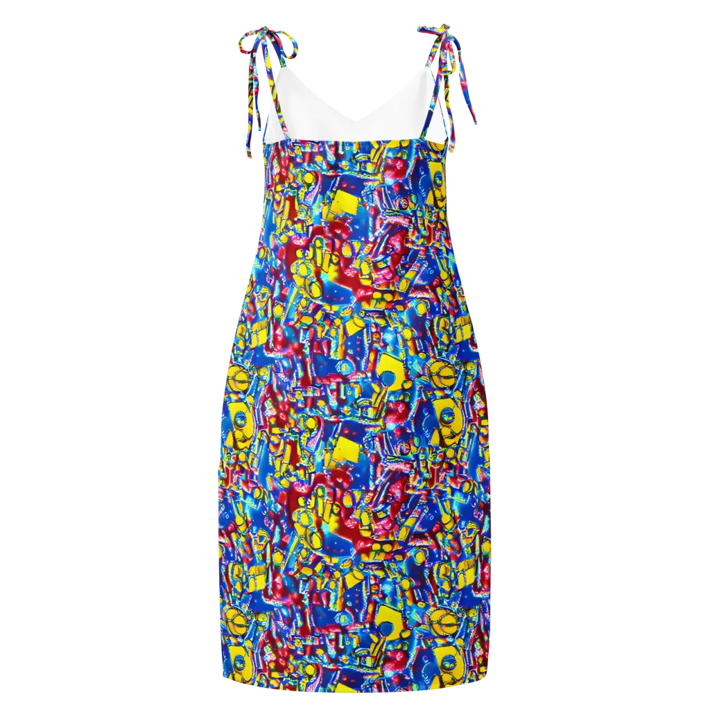 Radiant Disorder on Slip Dress — Back