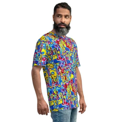 Radiant Disorder on a Men's Crew Neck T-Shirt