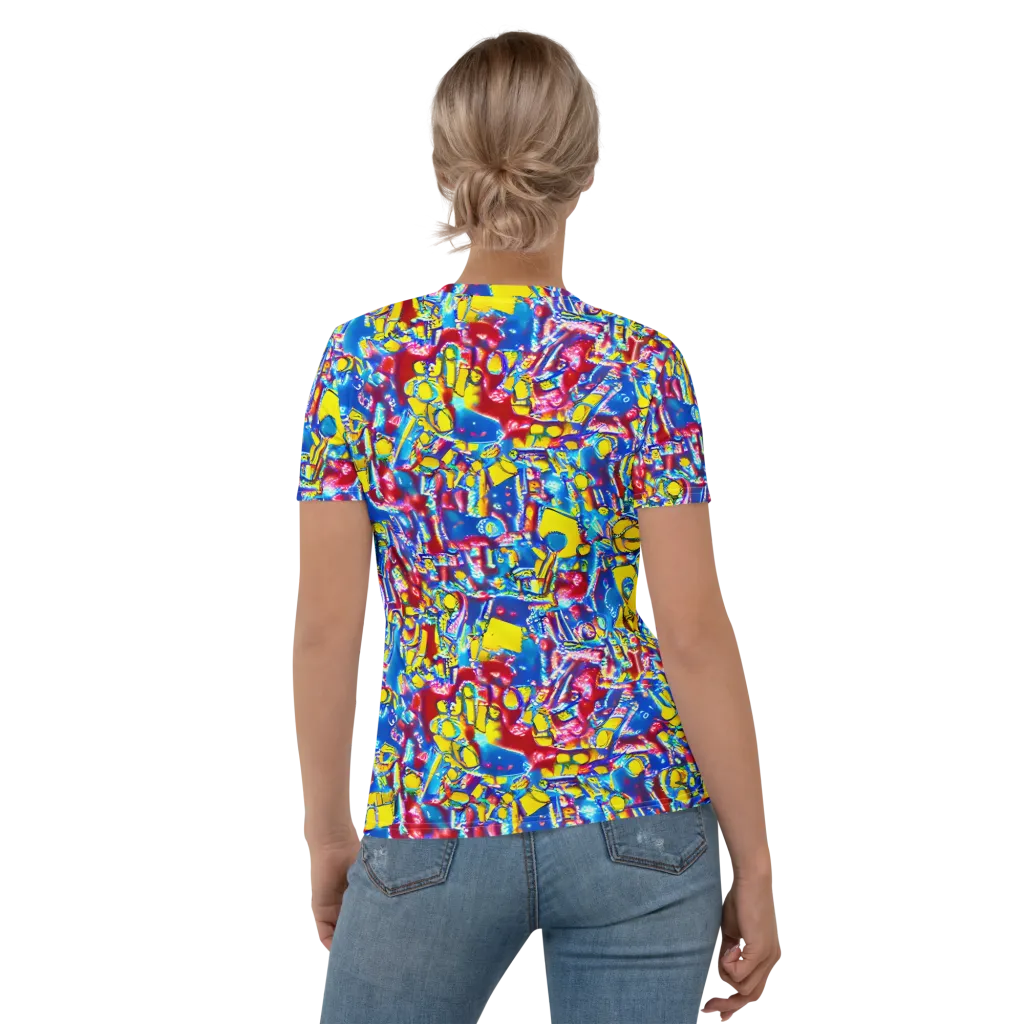 Radiant Disorder on Women's Crew Neck T-Shirt — Back