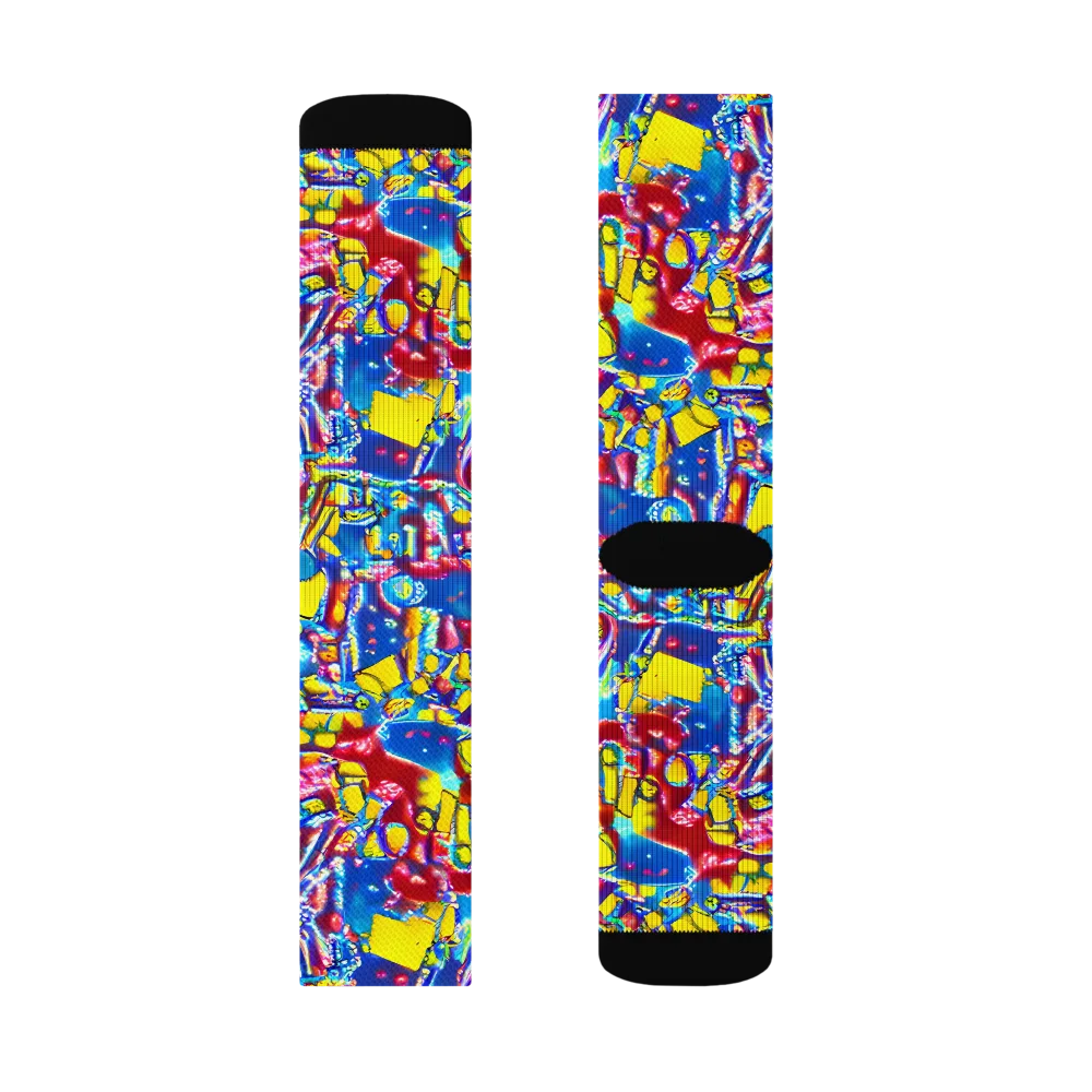 Radiant Disorder on Socks — Left Sock