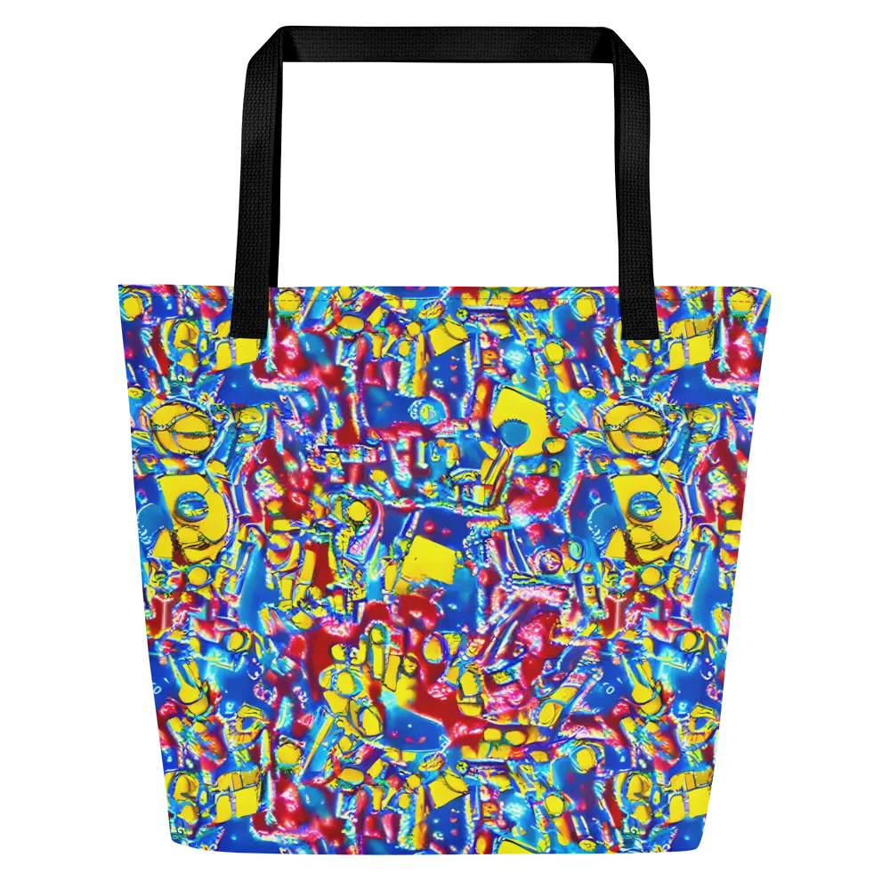 Radiant Disorder on Large Tote Bag W/ Pocket — Front