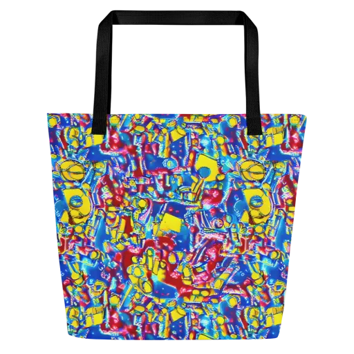 Radiant Disorder on a Large Tote Bag W/ Pocket