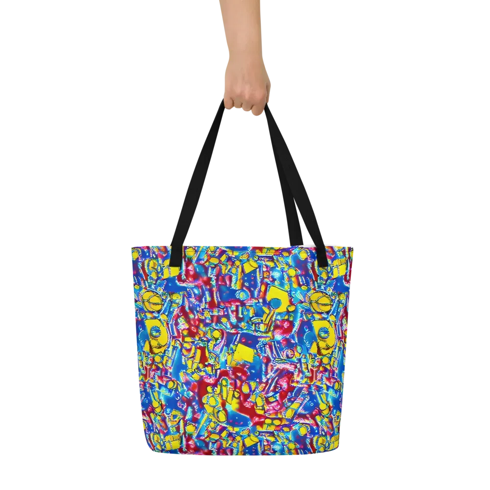 Radiant Disorder on Large Tote Bag W/ Pocket — Front