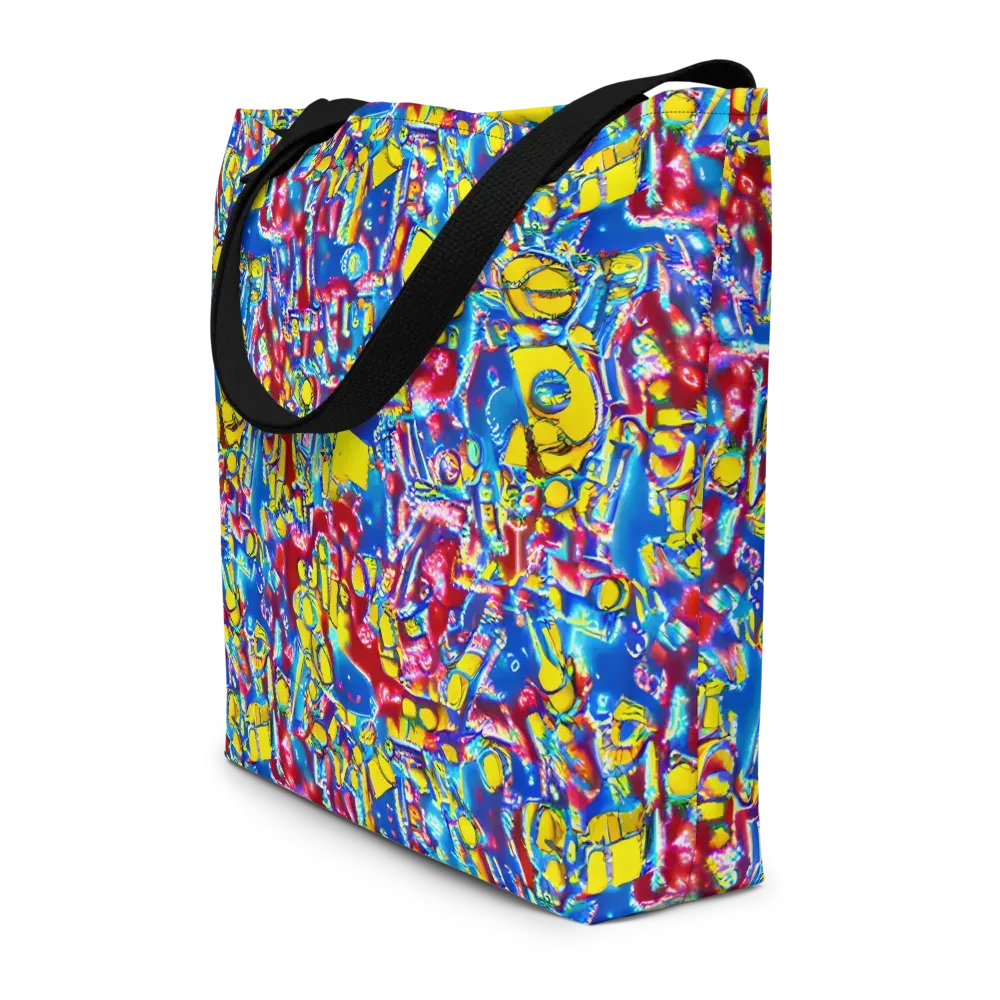 Radiant Disorder on Large Tote Bag W/ Pocket — Front