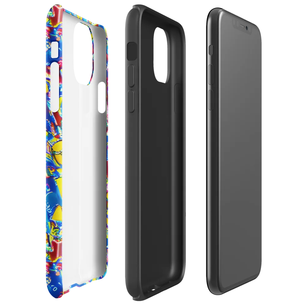 Radiant Disorder on Tough Case for iPhone® — Right