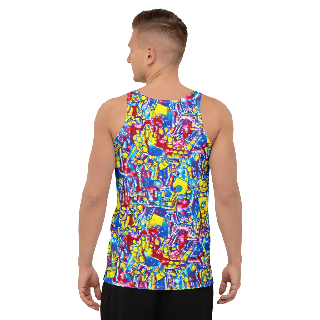 Radiant Disorder on Men's Tank Top — Back